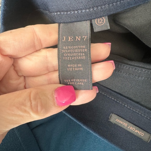 New! Seven 7 for all Mankind Jen7 Comfort Skinny Pull-On Jeans - Picture 6 of 7